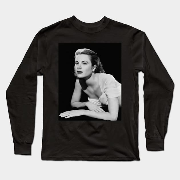 Grace Kelly Long Sleeve T-Shirt by KOTFILMS